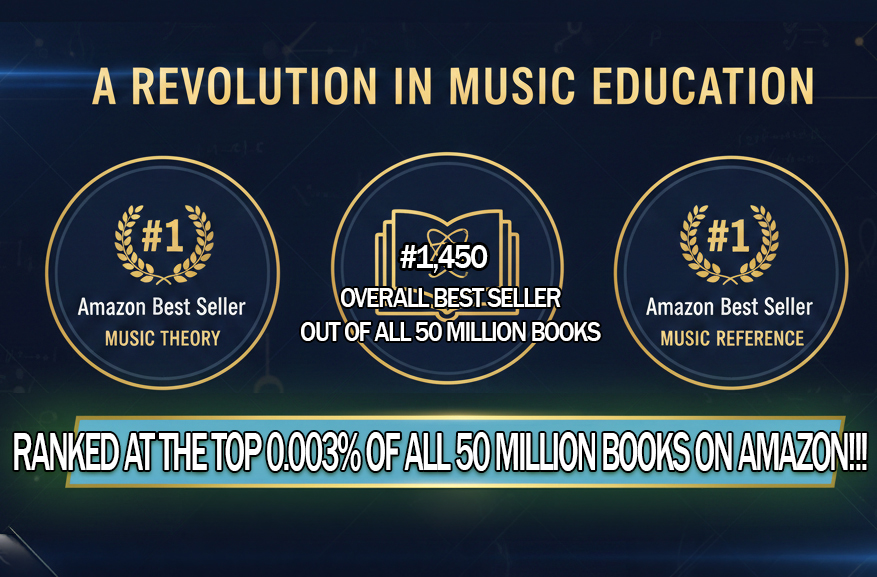 A Revolution in Music Education - #1 Amazon Best Seller in Music Theory and Music Reference - Ranked #1,450 out of 50,000,000+ books on Amazon